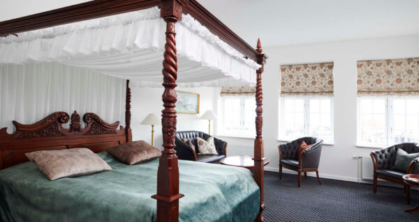 Suite værelse på Tornøes Hotel i Kerteminde